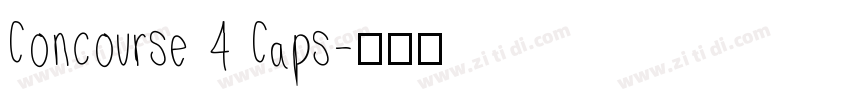 Concourse 4 Caps字体转换